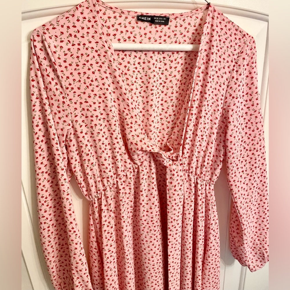 Hi-lo pink dress - Picture 2 of 3